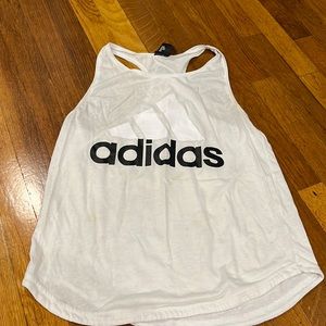 White adidas tank womens